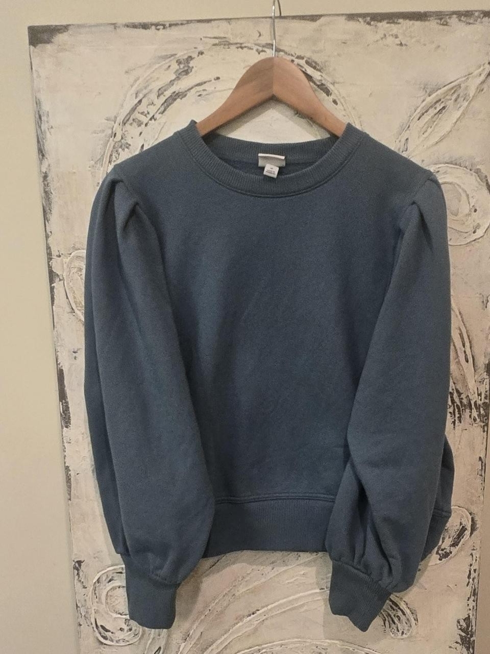 a new day Dusty Blue Women's Crewneck Sweatshirt